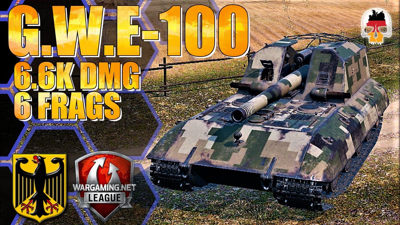 WoT G.W. E-100 Gameplay &diams; SPG Arty Review &diams; 6 Frags 6.6K Dmg (2020)