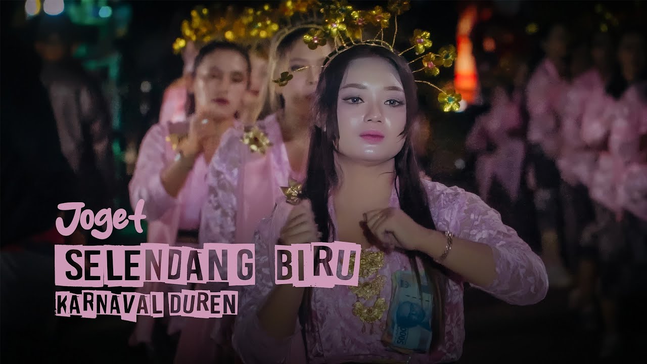 Joget DJ Selendang Biru Meriahkan Karnaval Desa Duren, Klakah, Lumajang 2024