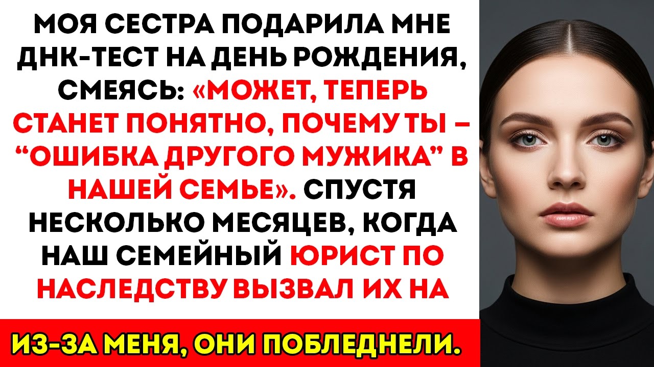 На моём дне рождения сестра насмехалась надо мной, называя «чужой ошибкой», а потом в шутку