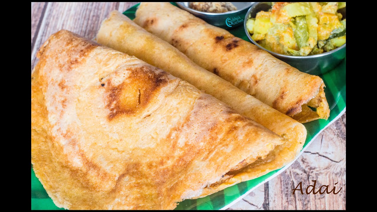 Adai Recipe, Protein rich Adai Recipe, How to make Adai Dosai
