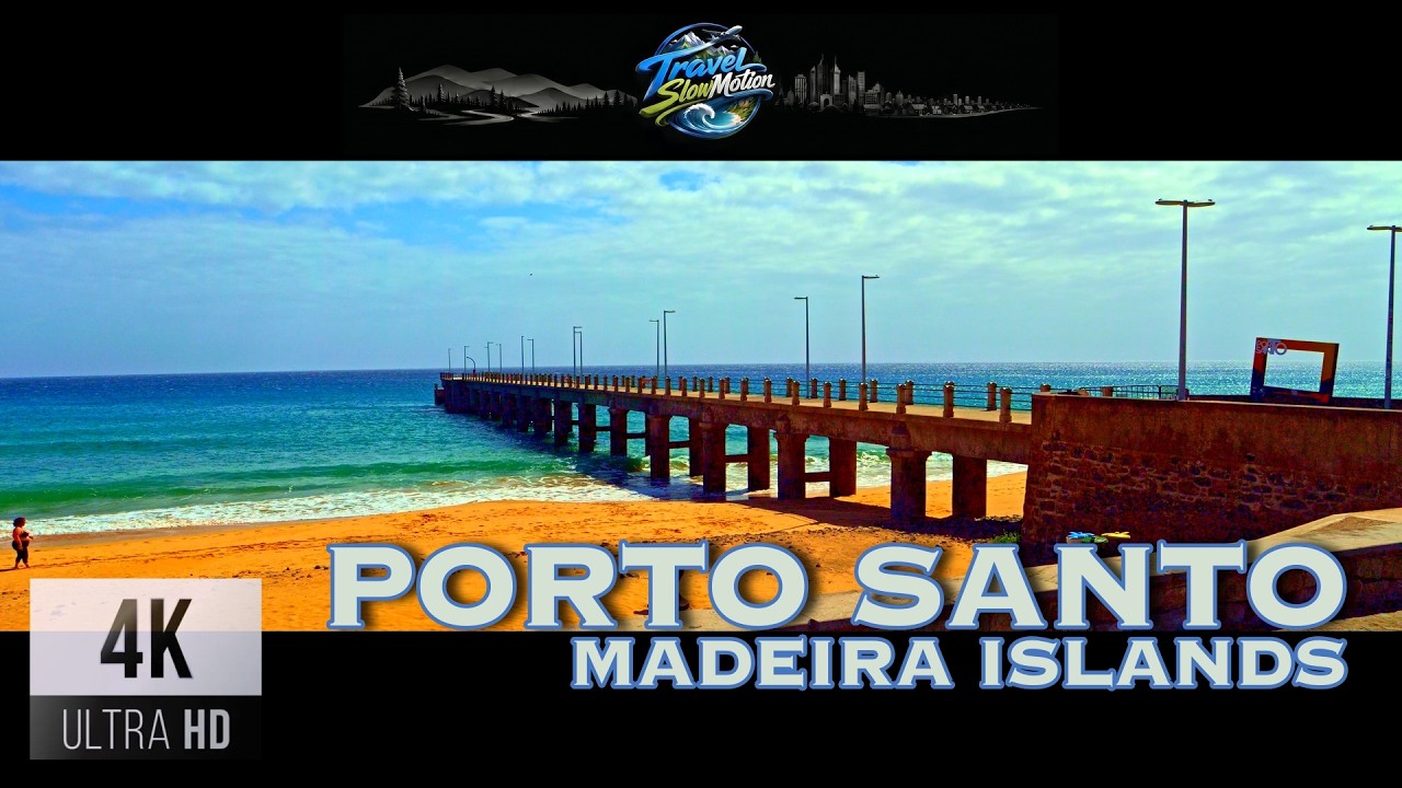 PORTO SANTO MADEIRA ISLANDS Virtual Travel Guide - Inspirational 4K Slow Motion Mood Reel