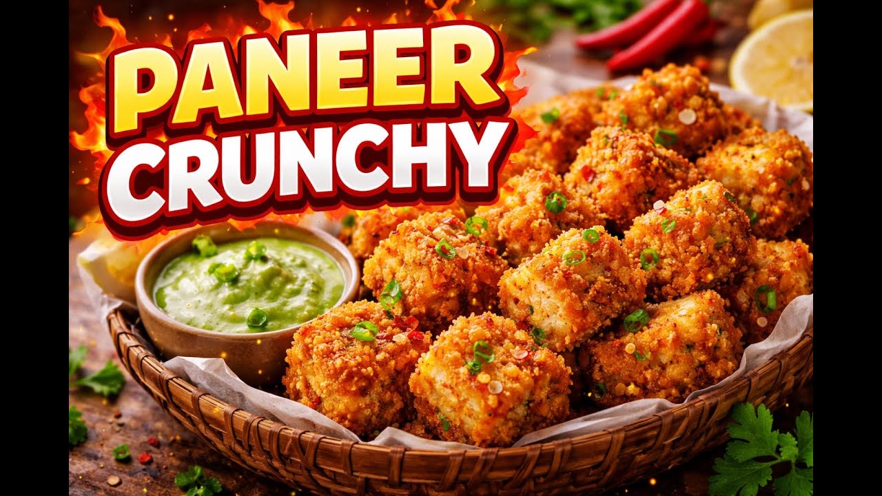 Paneer crunchy food