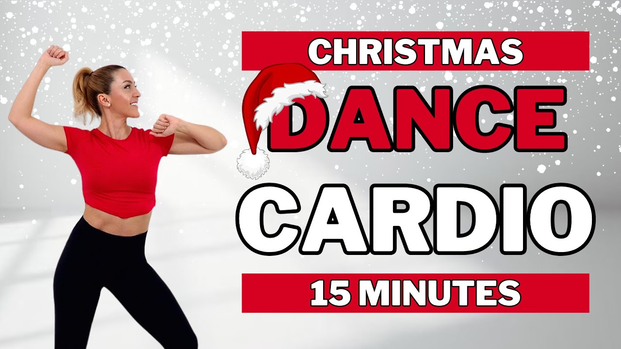 🔥15 Min CHRISTMAS DANCE CARDIO🔥DANCE CARDIO AEROBICS for WEIGHT LOSS🔥NO SQUATS/LUNGES🔥NO JUMPING🔥