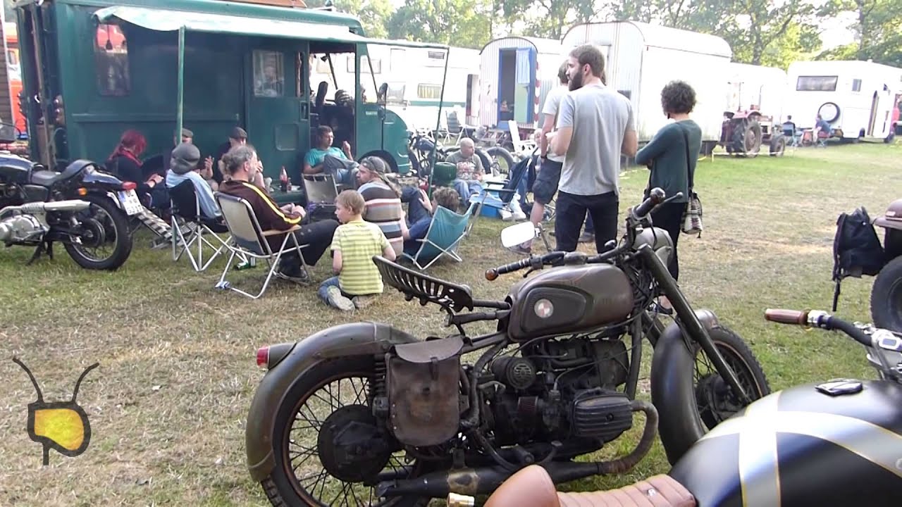 Oldtimer Bockhorn diesmal mit Werner Brösel in der Beiwagen Tonne