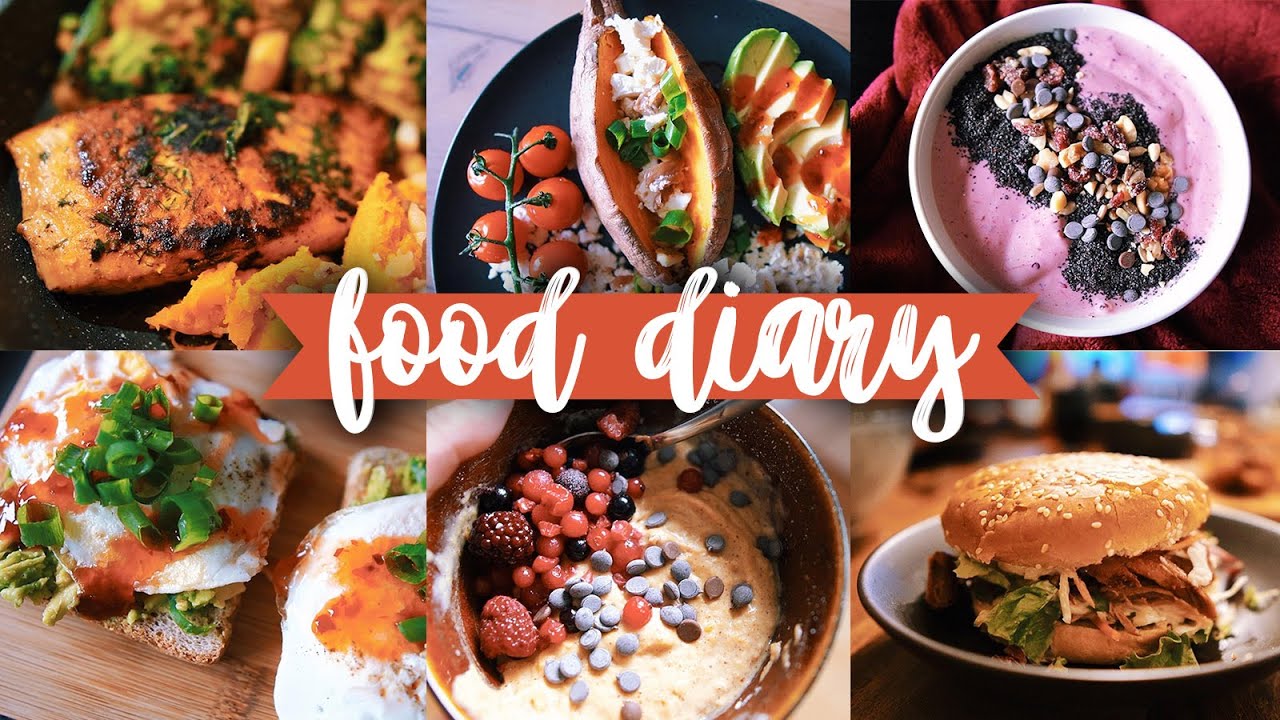 FOOD DIARY - MEINE ERNÄHRUNG  // JustSayEleanor (ausgewogen, realistisch, schnelle Rezepte)
