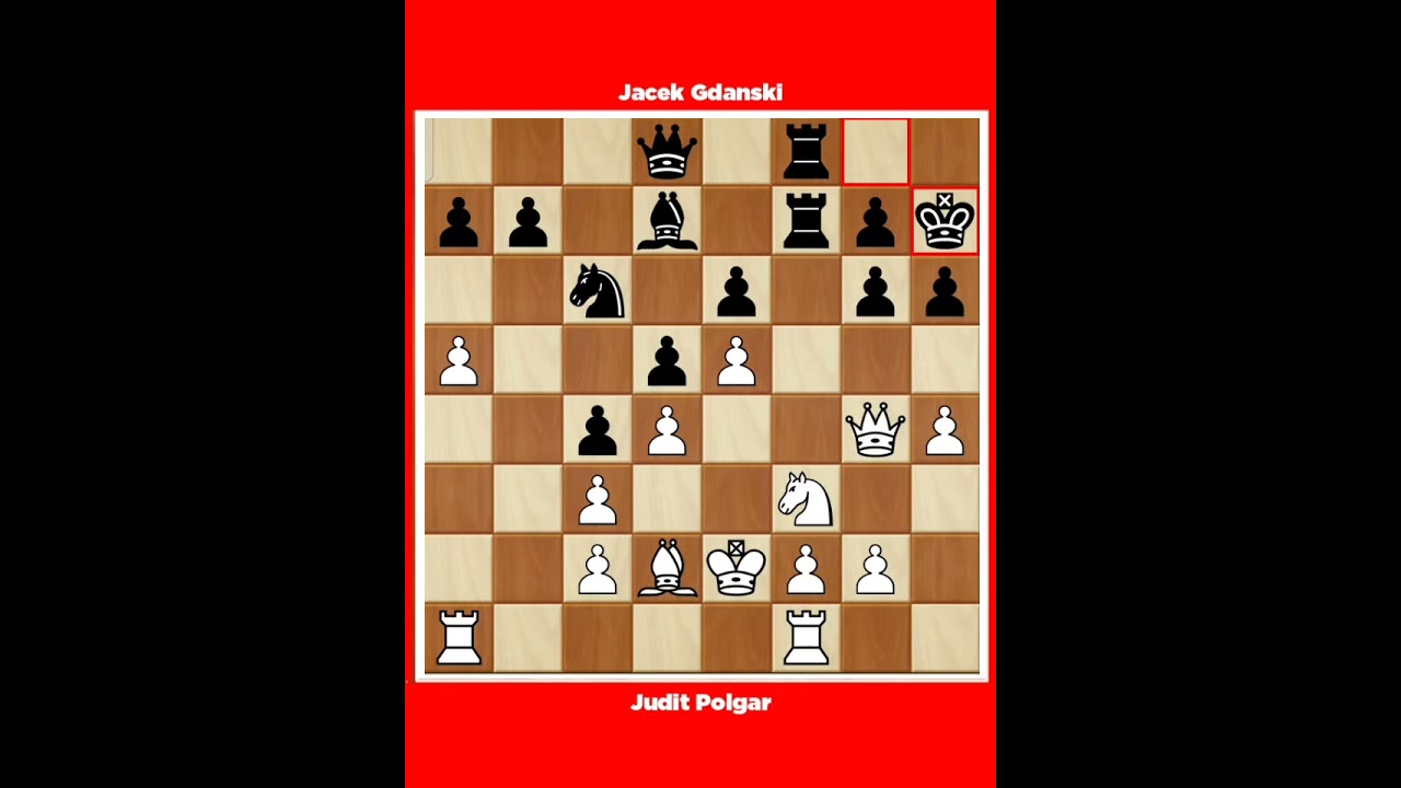 Judit Polgar vs Jacek Gdanski √ Budapest lzt, 1993.
