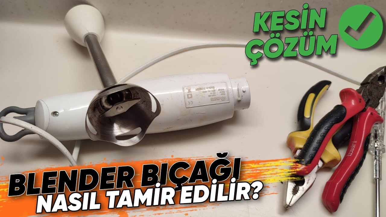 Blender Tamiri Nasıl Yapılır? 👉  Blender Bıçağı Tamiri 👉 Doğrayıcı Tamiri