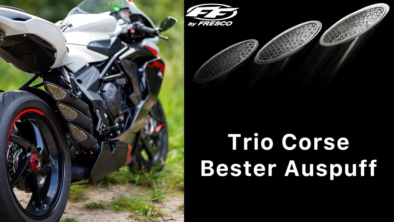 Fresco Trio Corse f&uuml;r die Mv Agusta F3 RR | Unboxing und erster Soundcheck