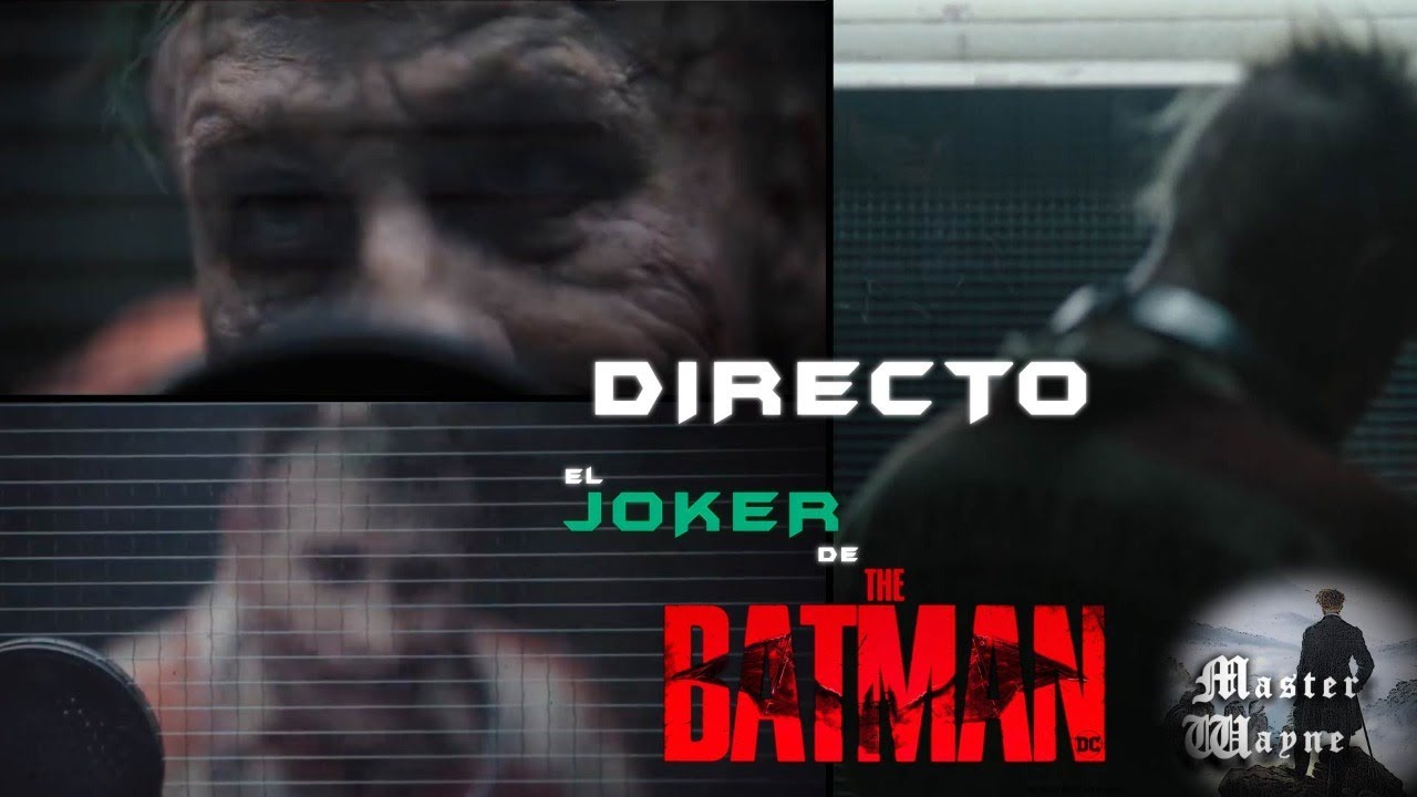 DIRECTO - El JOKER de #TheBatman - Barry Keoghan Matt Reeves Robert Pattinson