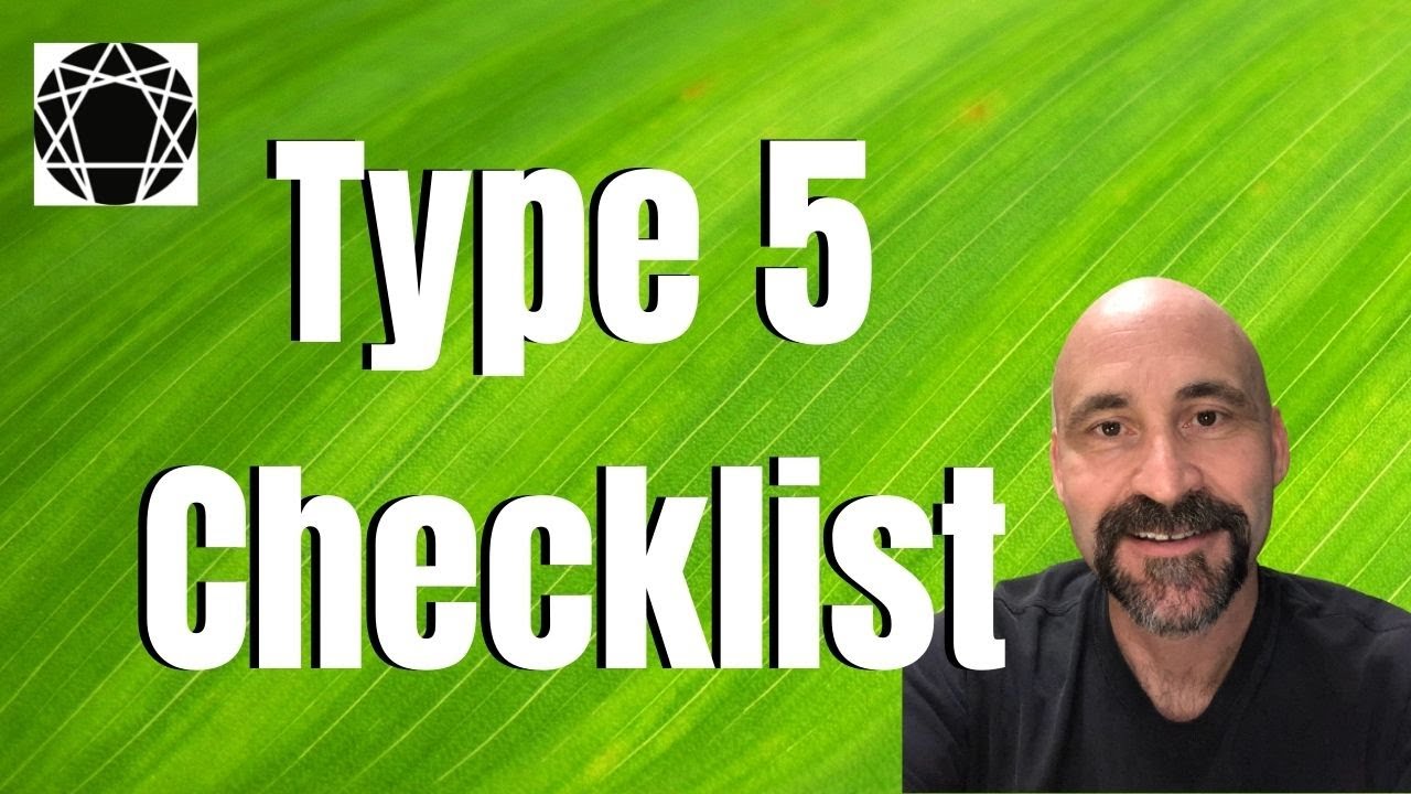 Enneagram: Type 5 Checklist