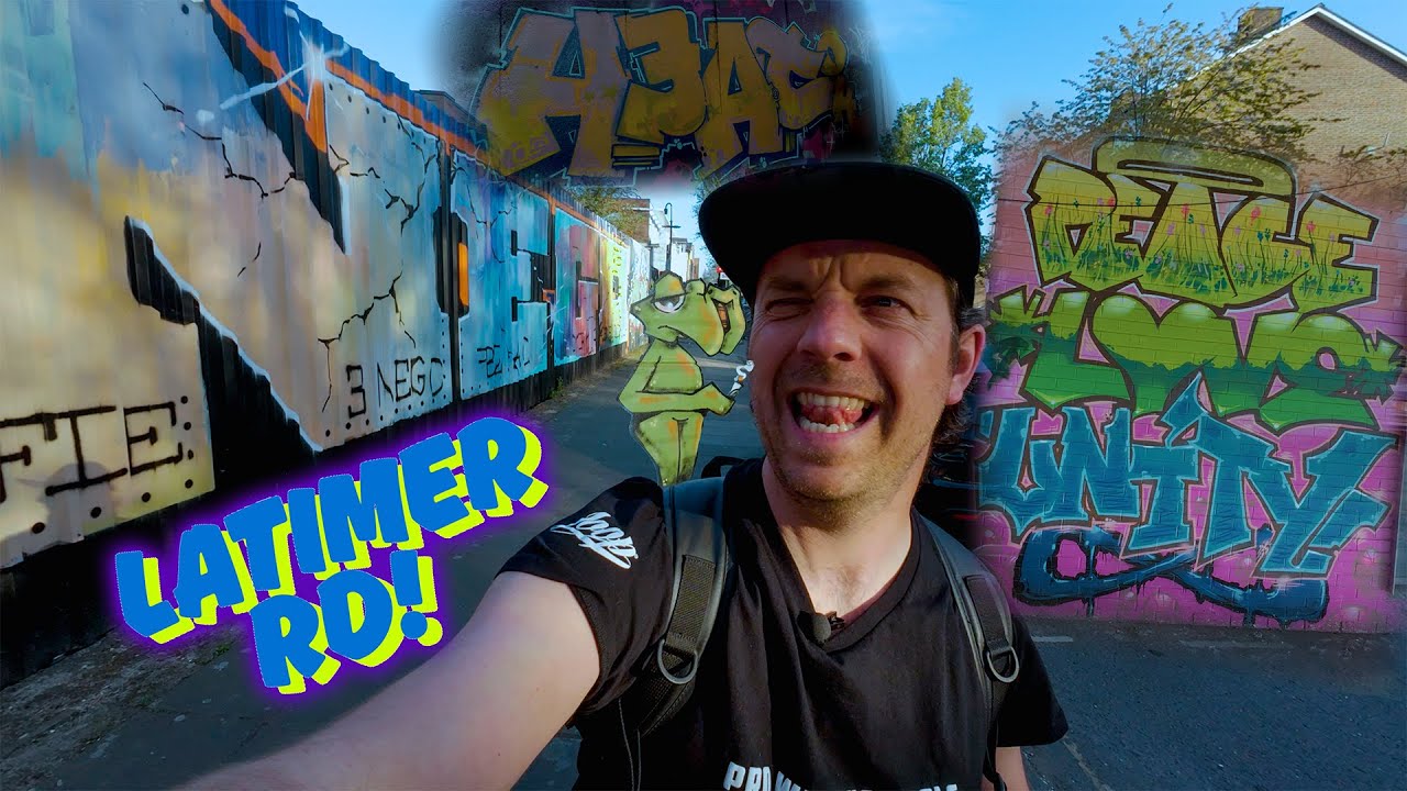 Taking a look around West London's #LatimerRd Graffiti Hall of Fame 11/04/25