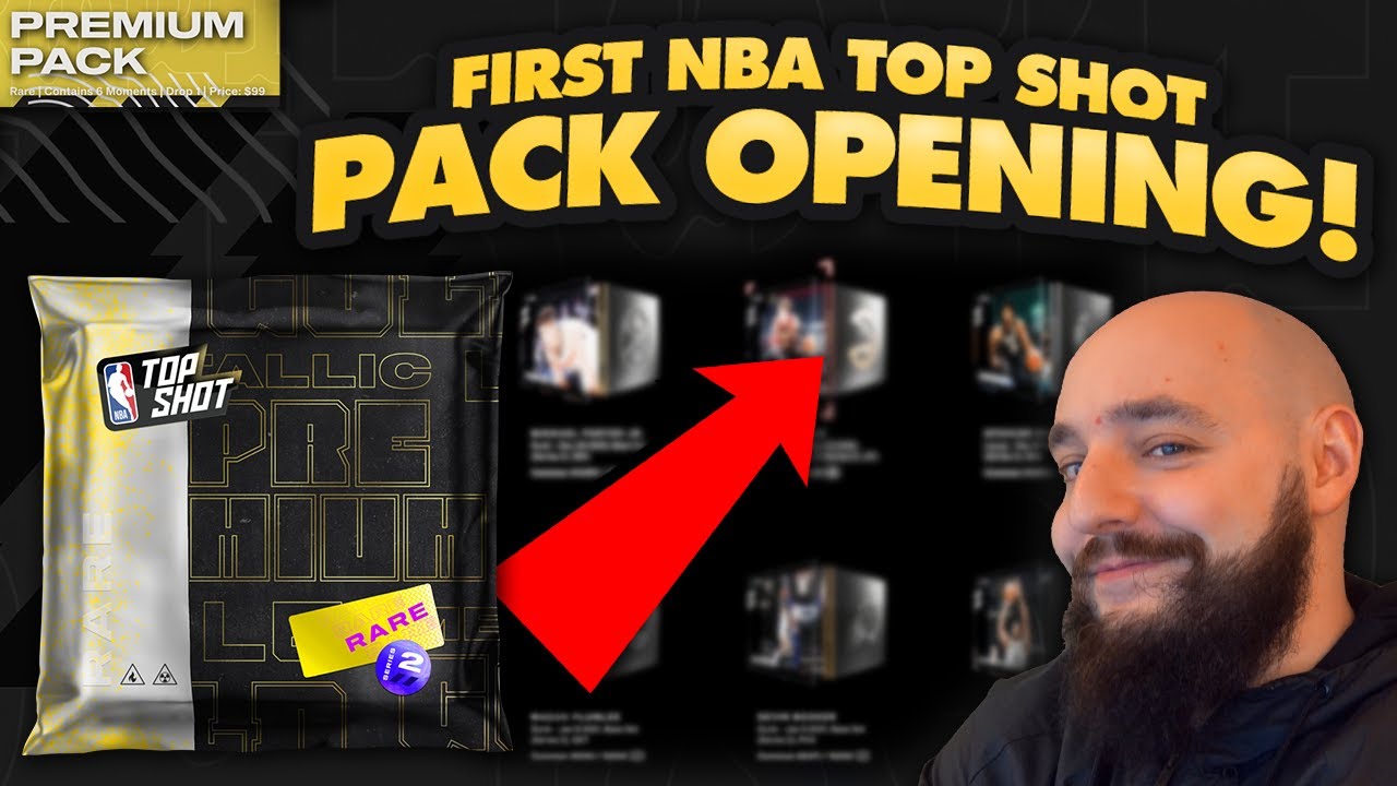 FIRST NBA TOPSHOT PACK OPENING! CRAZY RARE METALLIC LE PULL IN PREMIUM PACK???