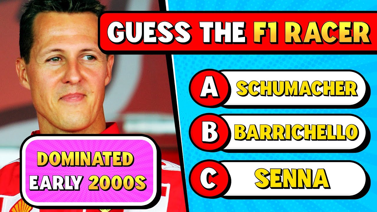 🏁 Guess the F1 Racer! Can You Identify These Legendary Drivers? Ultimate F1 Quiz! 🏎️