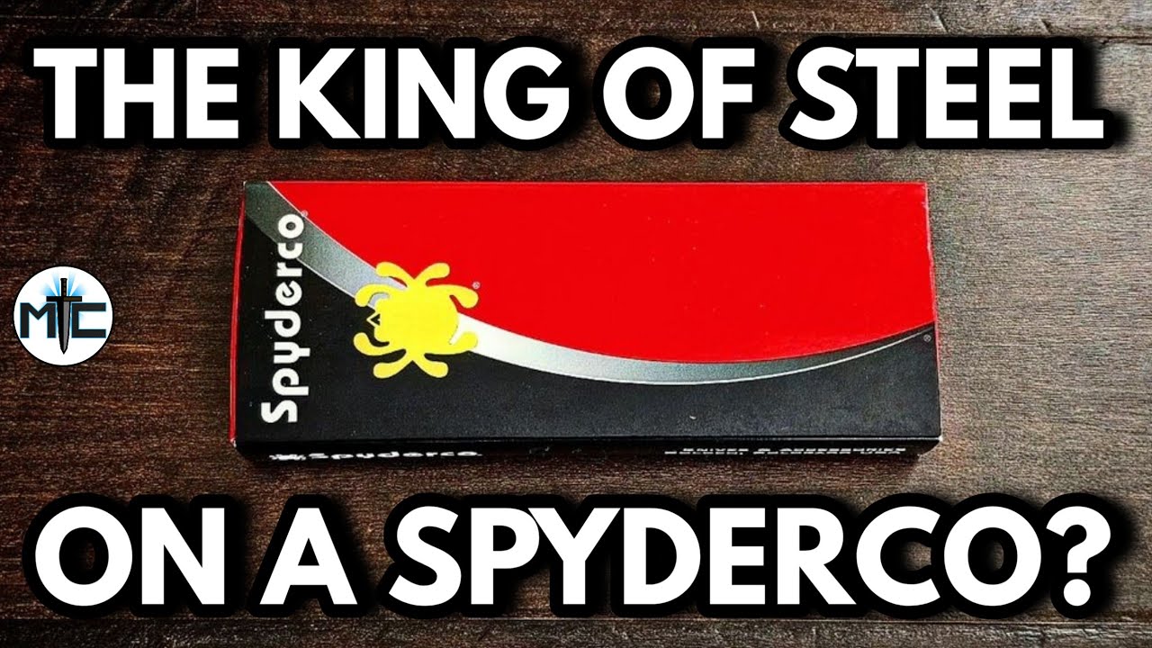 The Undisputed Steel KING Of Edge Retention On A Spyderco Knife? - A LEGENDARY Combination
