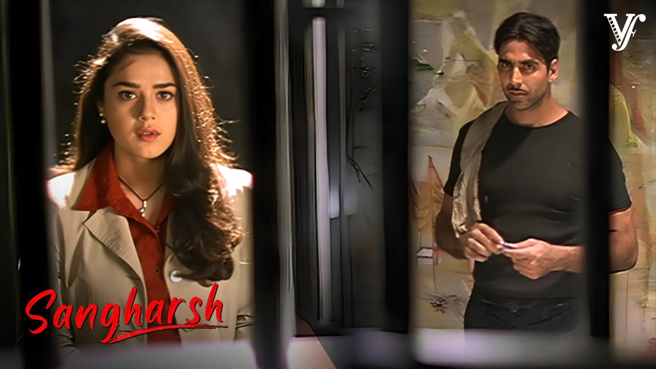 अक्षय कुमार ने प्रीति ज़िंटा का गला दबाया और फिर गंदी गालियाँ दीं | Sangharsh | Super Compilation