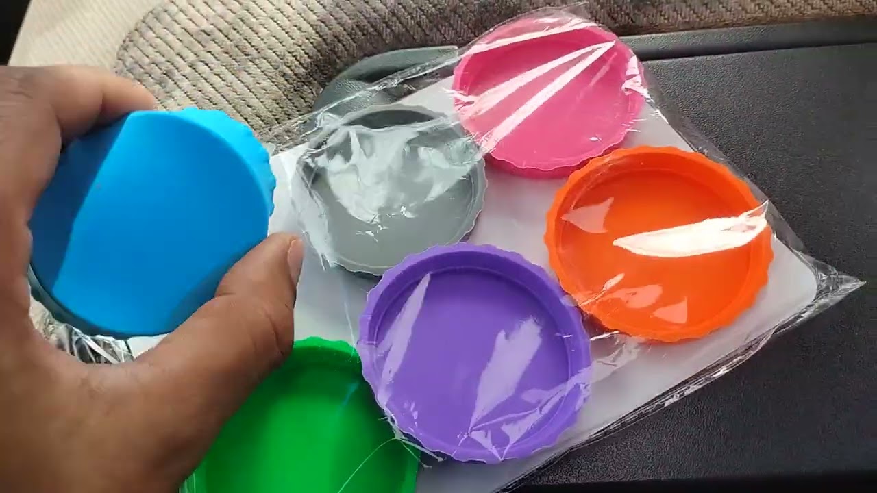 Силиконовые крышки для банок с газировкой