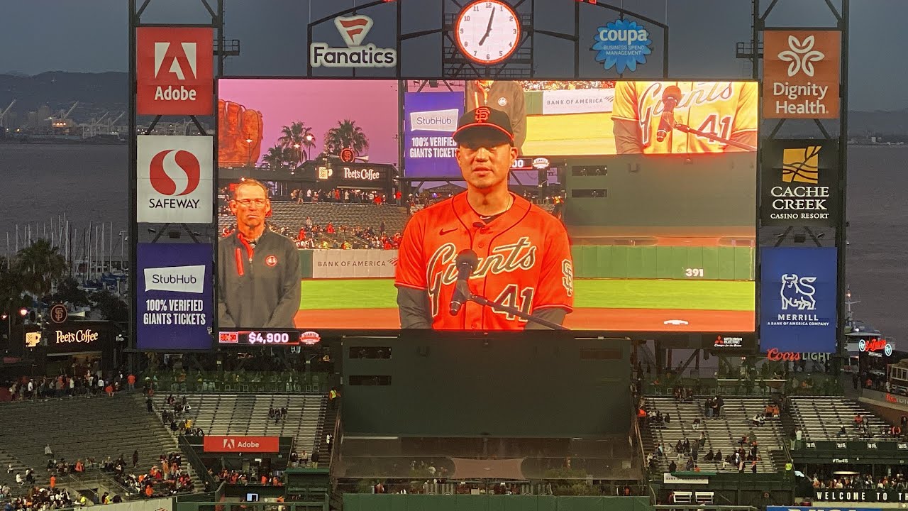 Willie Mac Award Ceremony Oracle Park San Francisco September 30, 2022