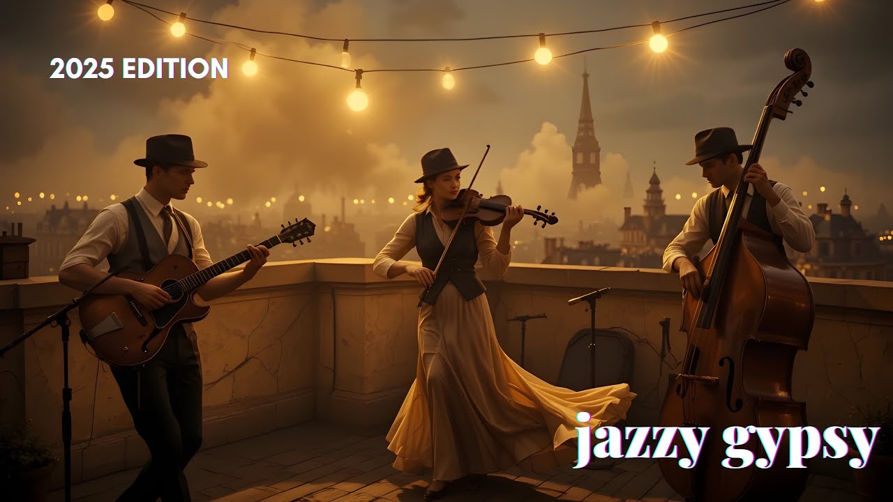 Gypsy Jazz Manouche Inspired By Django Reinhardt | Instrumental Music For Relaxing 2025
