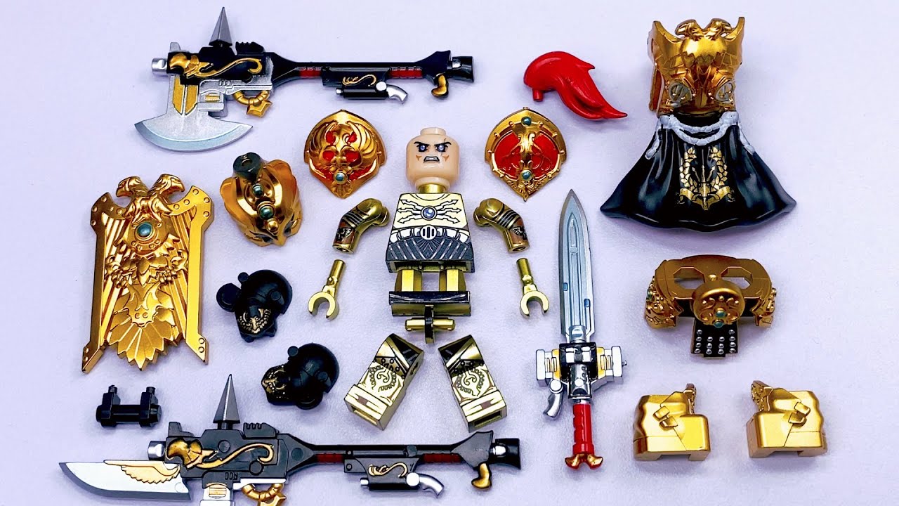 Кастомная фигурка LEGO Warhammer 40k - Страж-хранитель | Неофициальные минифигурки