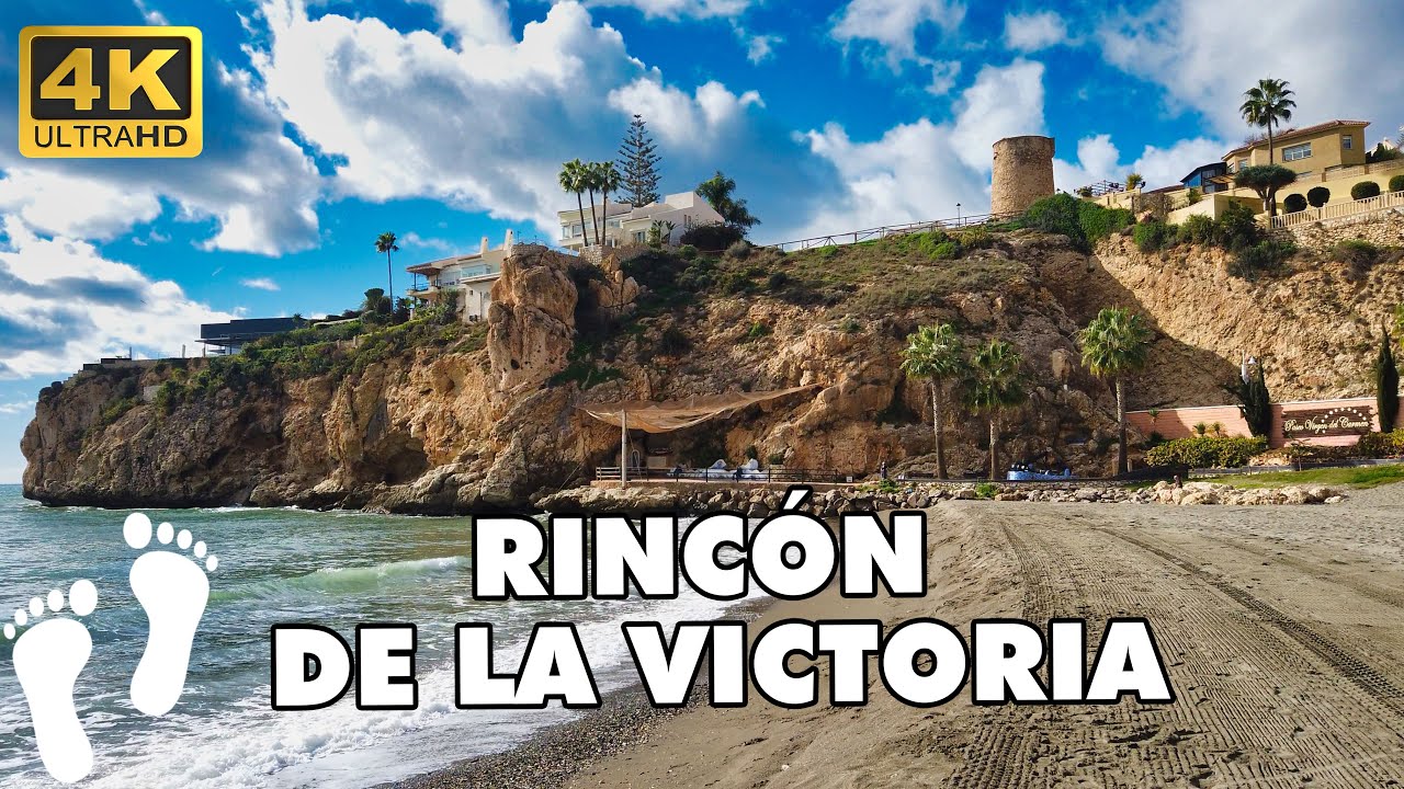 RINCON DE LA VICTORIA Malaga Spain,Costa del Sol  ► Walking Tour 4K ►