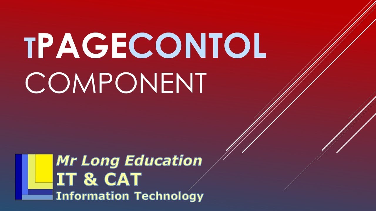 Page Control component in Delphi