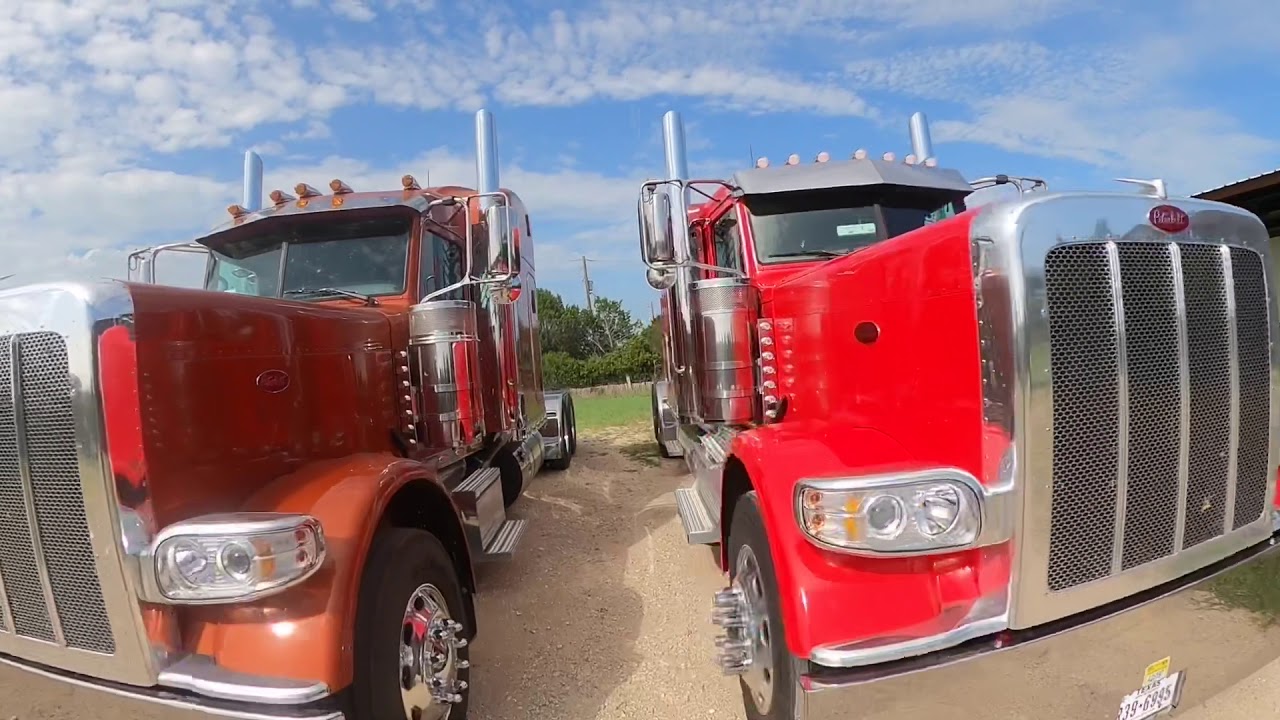22. A Sad Truck Wash For The Red 2020 Peterbilt 389