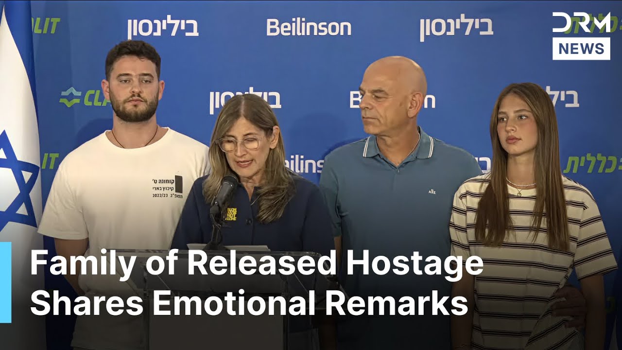 Released Hostage Alon Ohel’s Family Delivers Heartfelt Speech After His Return From Captivity | AH1N