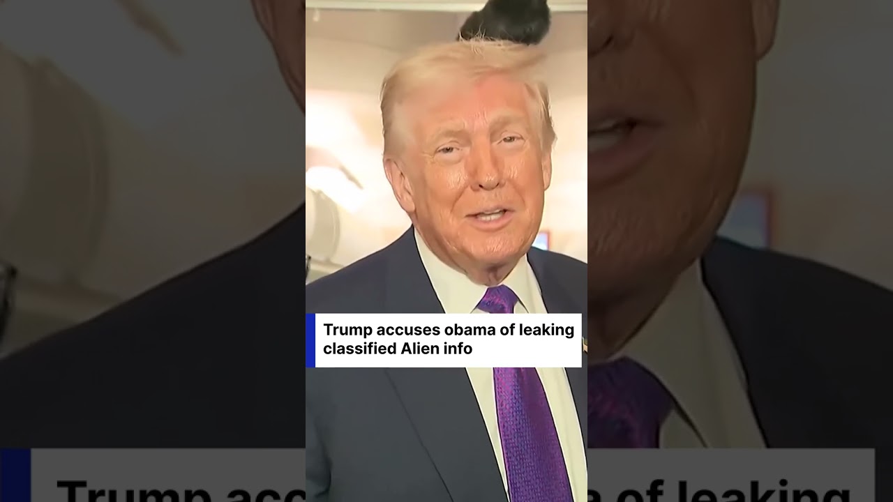 Trump Accuses Obama of Leaking Classified Alien Info; Orders UFO File Release | DRM News | AC1C