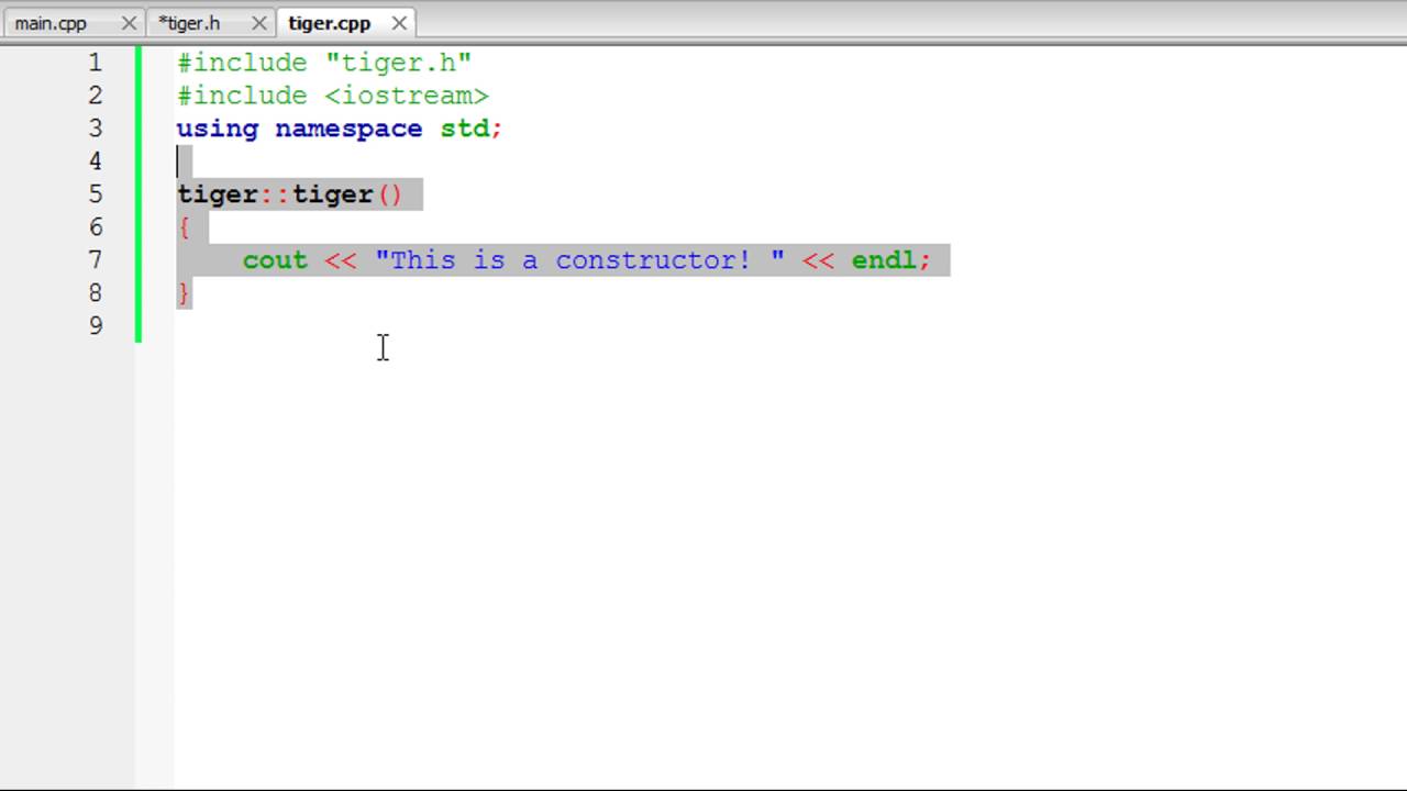 Destructors in C++