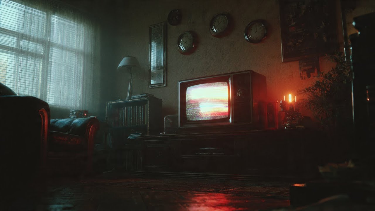 Static Fills the Room After Midnight — Dark Synthwave Ambience for Late Focus