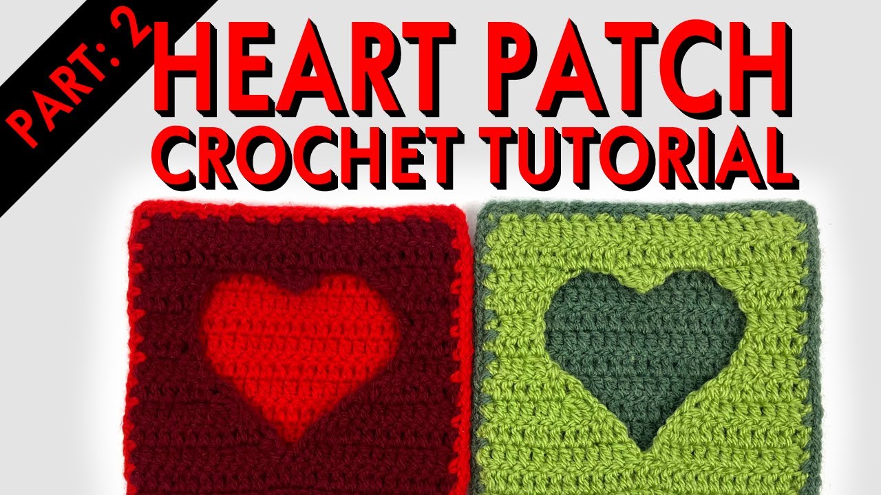 Valentine's Day Heart Crochet Tutorial ❤️ (part:2/2)