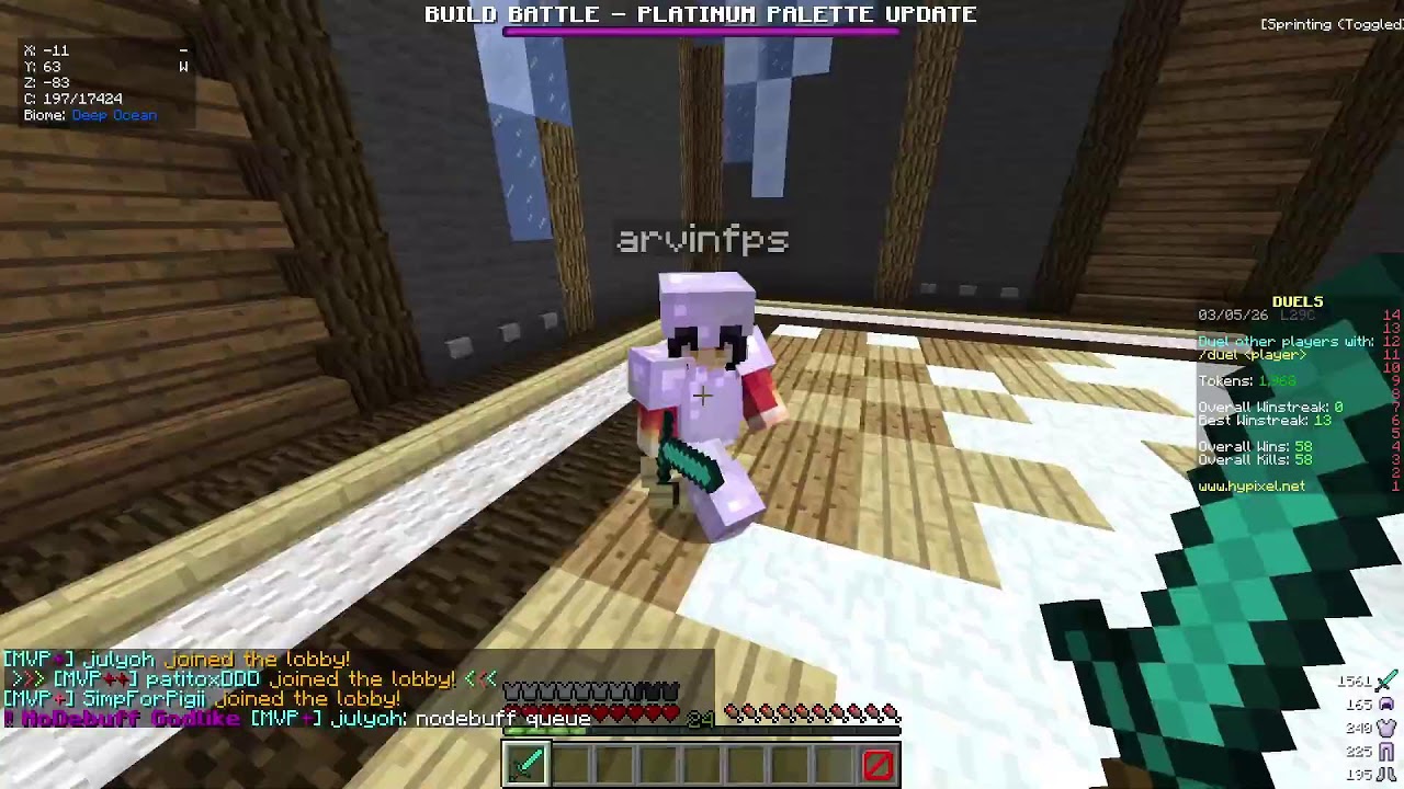 Filler Stream und Unterhaltung mit BEDWARS!!!! (mit Ica)