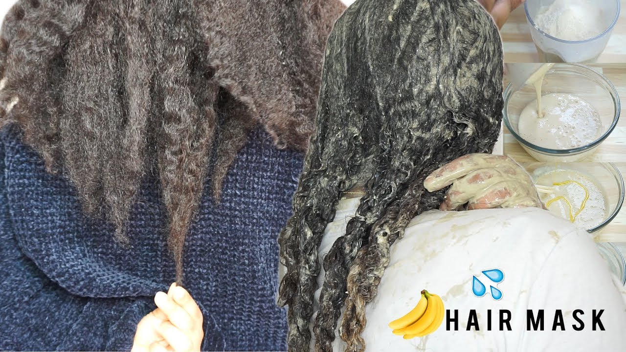 MASQUE HYDRATANT A LA BANANE | cheveux très secs et abîmés | Natural Nefertiti