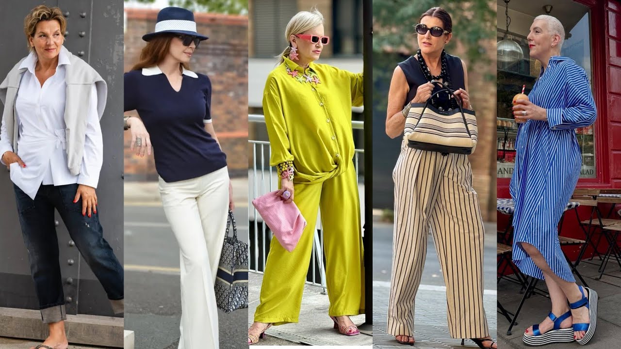 Natural Older Women OVER 50 60 70 |New Trends Fashion For Women |Spring/ Summer|Fall Fashion 2025