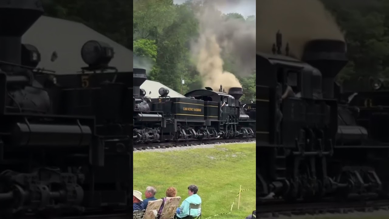 Listen to sound!Ready😎 #railroadhistory #steamlocomotive #trains #TrainHistory