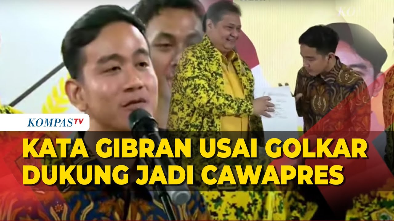 [FULL] Keterangan Gibran Usai Hadiri Rapimnas Golkar yang Usulkan Dirinya Jadi Cawapres Prabowo