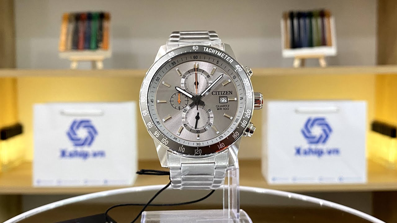 Xship.vn: Highlights | Citizen Quartz Silver Dial Men Watch AN3688-58H