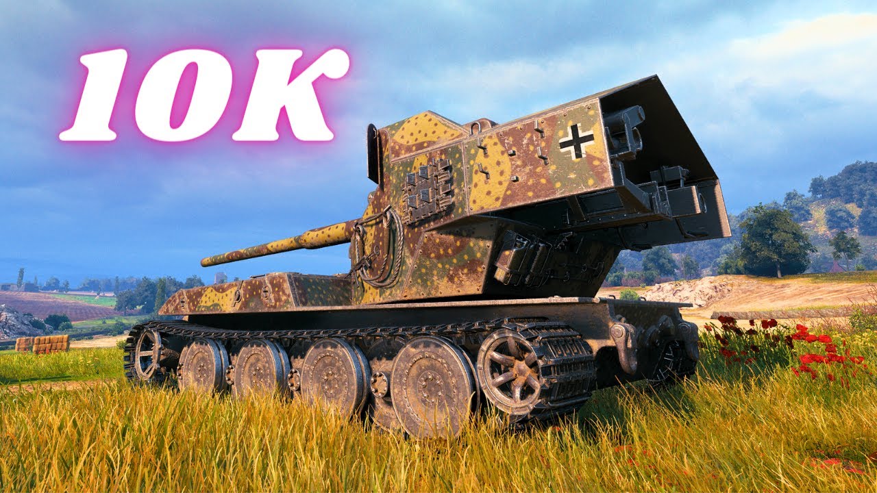 Waffenträger auf E 100 - 10K Damage 9 Kills & Wt auf E 100 World of Tanks Replays