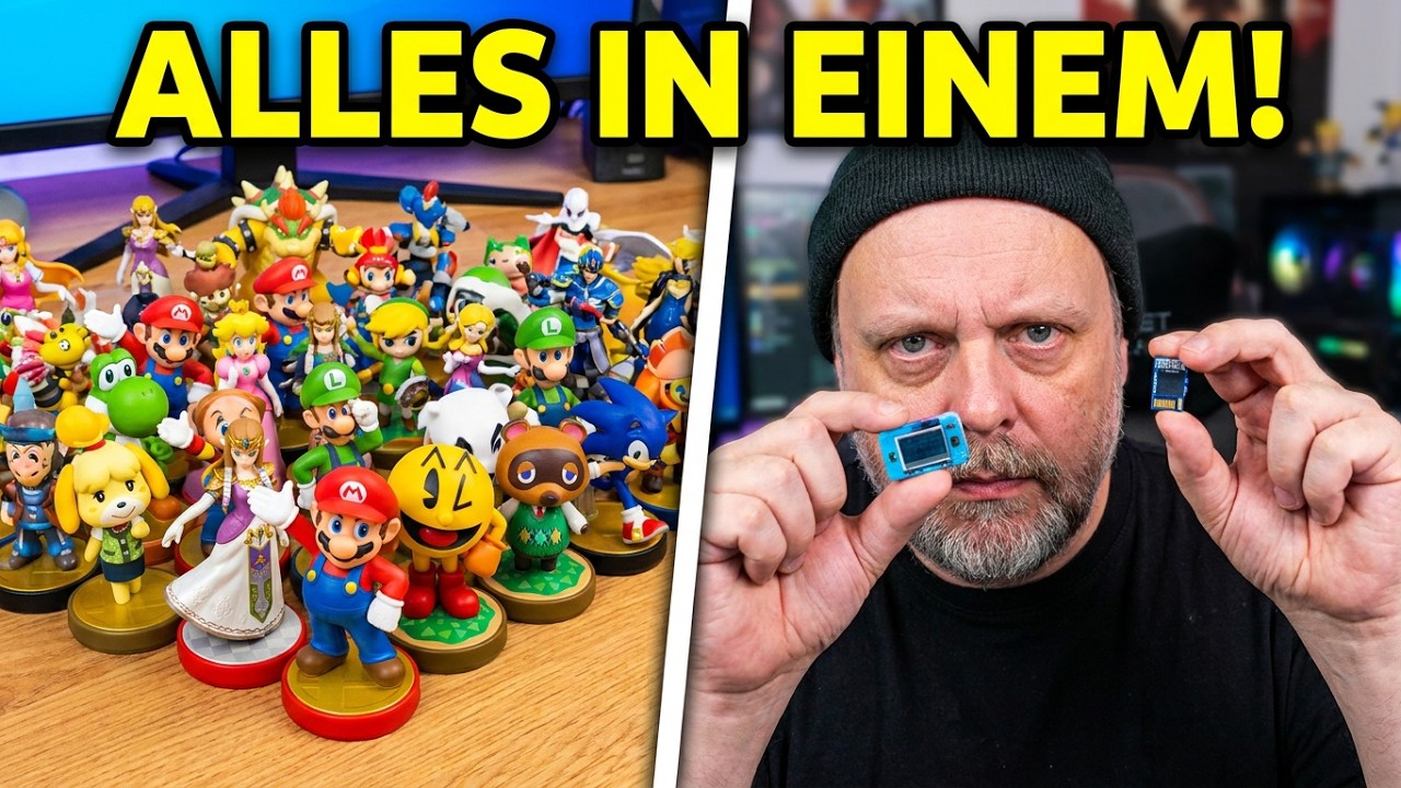 Die ganze digitale Welt der Amiibos in einem Kasten der so klein ist wie eine Streichholzschachtel.