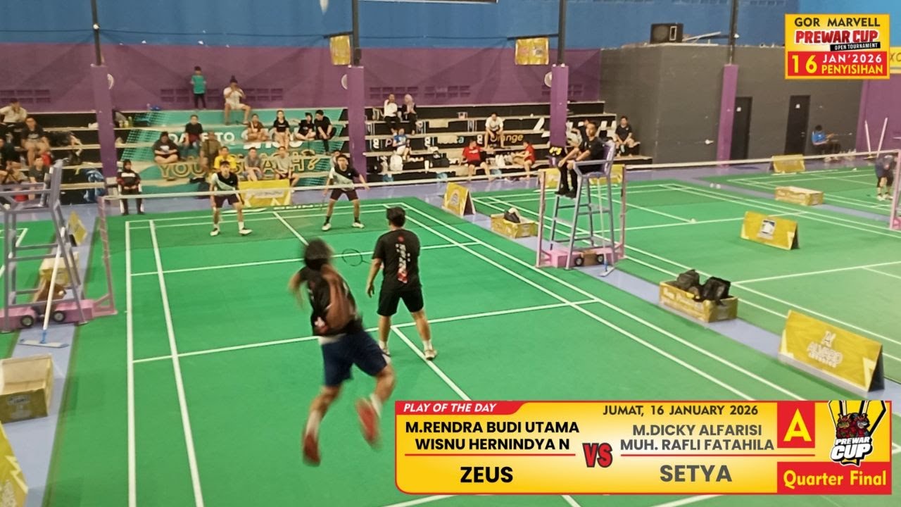 PREWAR CUP 2026 CLASS A QUARTER FINAL |  RENDRA + WISNU (ZEUS) VS DICKY ALFARISI + FATAHILA (SETYA)