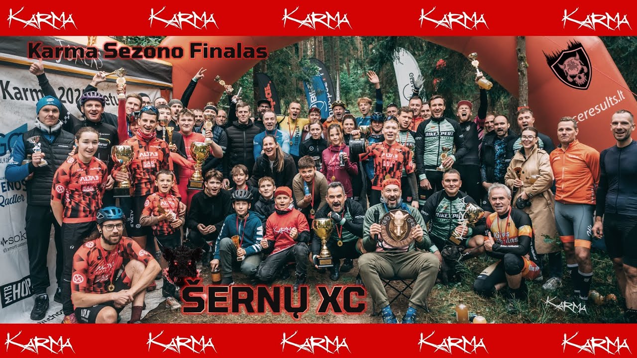 MTB Karma Experiments - Šernų XC (2025) + sezono apdovanojimai