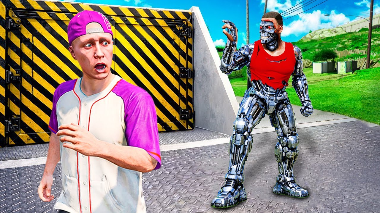 Am FURAT un ROBOT PSIHOPAT in GTA 5!