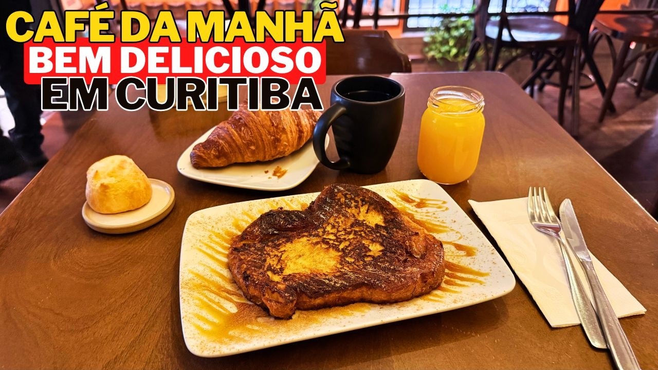 TOMAMOS CAFÉ DA MANHÃ NO MELHOR CAFÉ DE CURITIBA