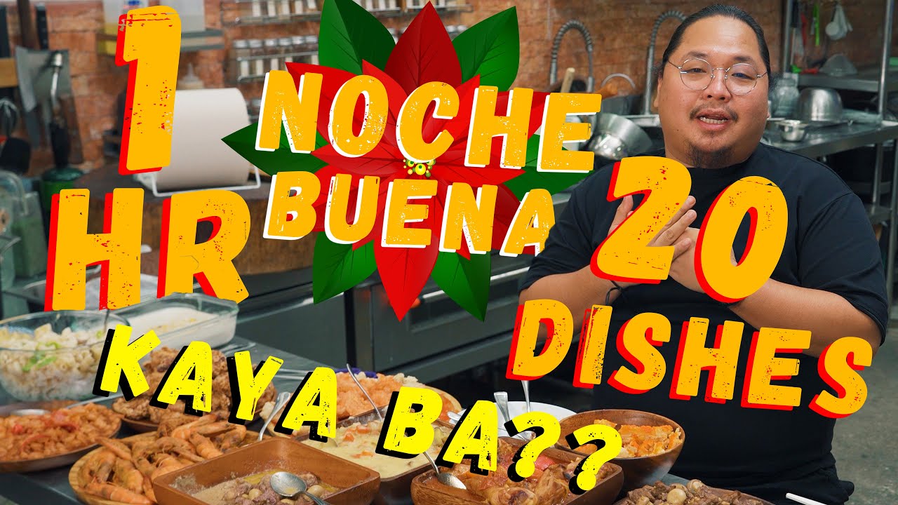 1 HOUR NOCHE BUENA 20 DISHES | Ninong Ry
