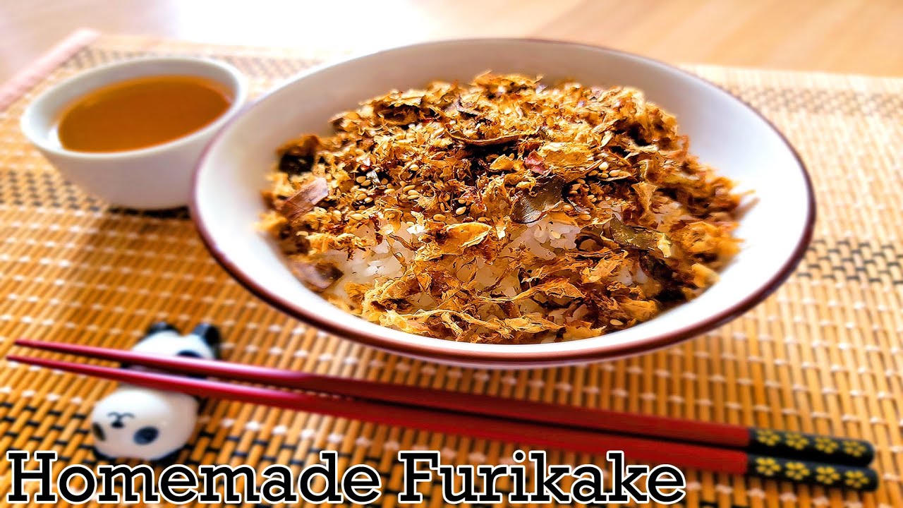 Homemade FURIKAKE from leftover dashi ingredients