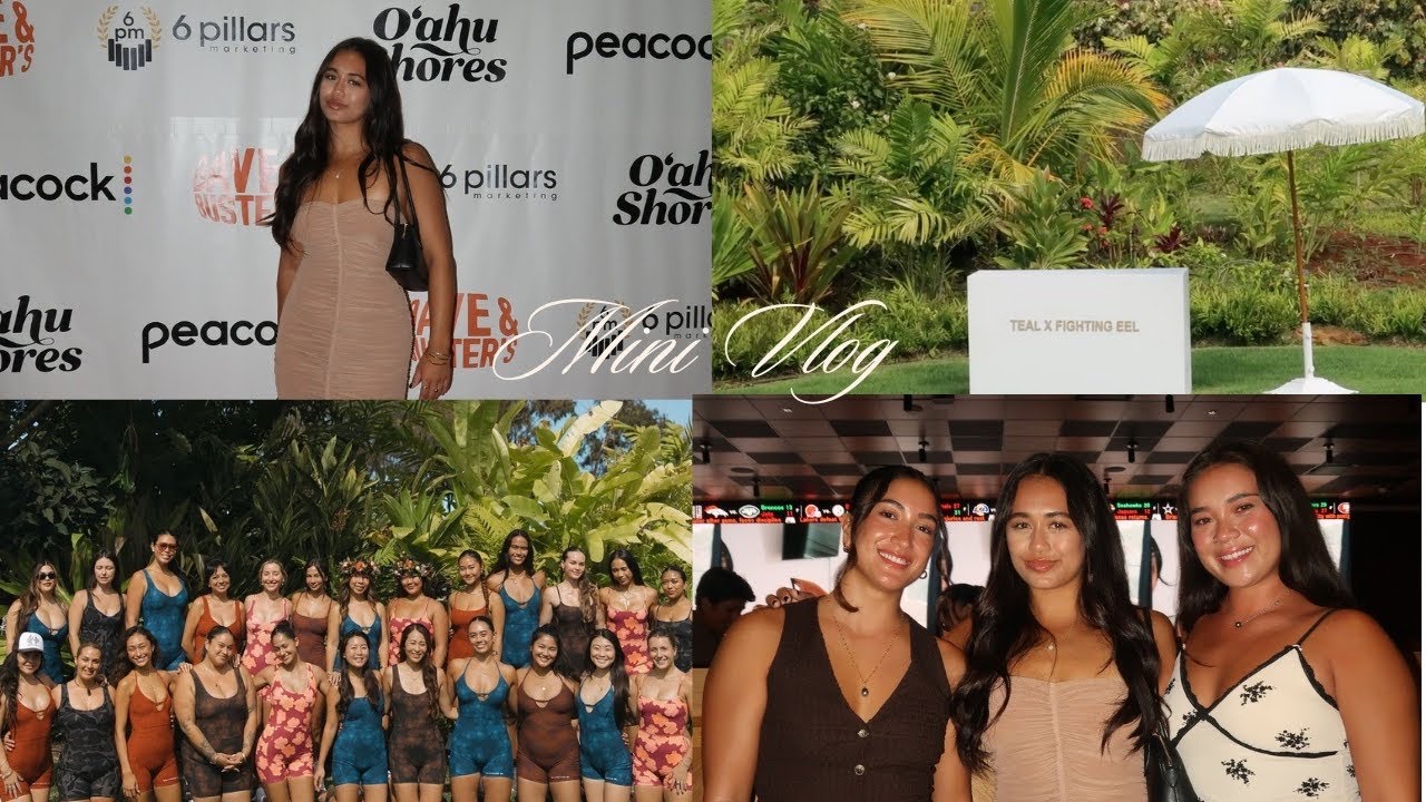 Mini Vlog (Oahu Shores Premiere, Influencer Events, Puppy Prep)