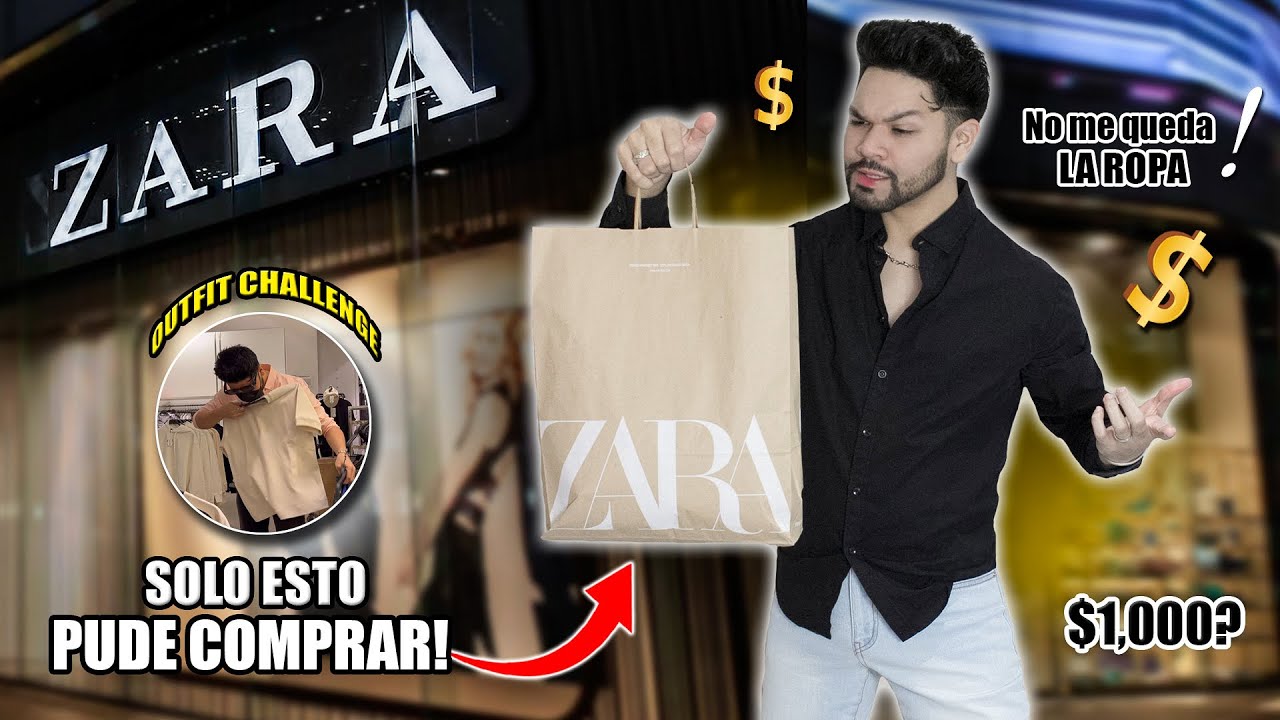 COMPRANDO 1 OUTFIT CON ¿$1,000 PESOS? | ZARA (No esperaba esto)