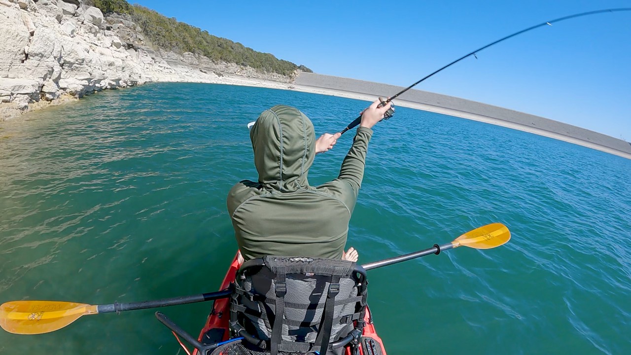 Kayak Fishing a Lake That's Never Been This Low - Vintage Lures Found