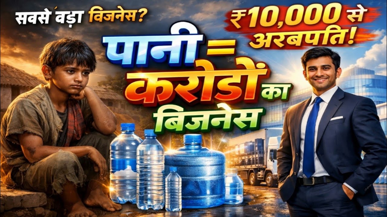 ₹10,000 से 1000 करोड़ तक! 😱 | पानी का बिजनेस जिसने राजू को अमीर बना दिया | Water Business Success