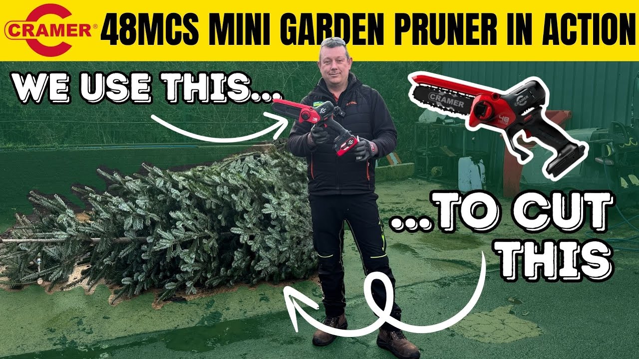 WATCH NOW - This mini pruner from Cramer cops up these Christmas trees in no time ! The 48MCS